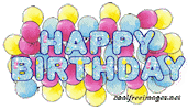 happy birthday Sticker