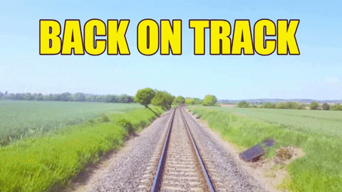 Back On Track Train GIF by KreativCopy