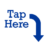 Arrow Tap Sticker by University of New Hampshire