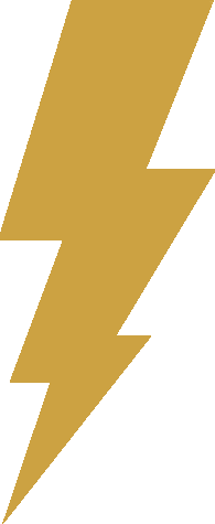 zeltadesign gold glitter fast bolt Sticker