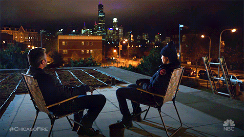 chilling chicago fire GIF by NBC