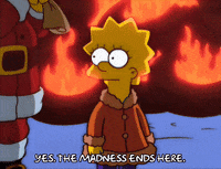 Scared Lisa Simpson GIF by The Simpsons