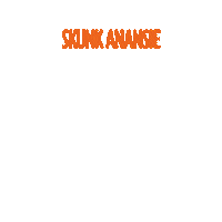 officialskunkanansie logo 90s rock orange Sticker