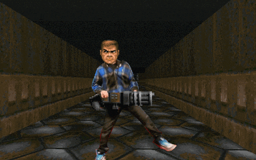 antonytnune 3d doom corridor antony GIF