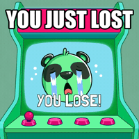 You Lose Game Over GIF by SuperVerse