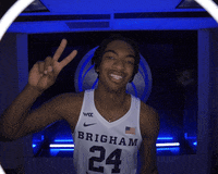Byu Basketball Knight GIF by BYU Cougars