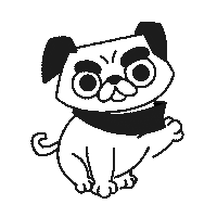 Animation Dog Sticker by ESCENA CUATRO