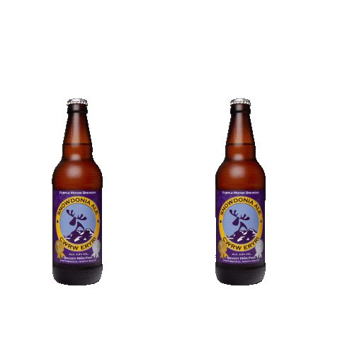 Real Ale Beer Sticker by Purple Moose Brewery