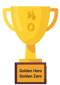 ZKV-Kampus zkv goldenzero goldenhero zkv-kampus Sticker