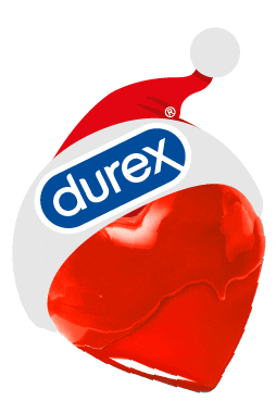 durexrussia love heart christmas xmas Sticker