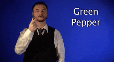 green pepper asl GIF by Sign with Robert