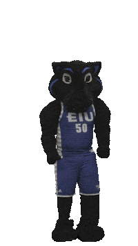Jumping Eastern Illinois University Sticker by EIU