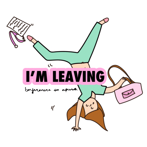 Hospital Leaving Sticker
