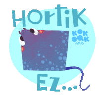 kokoakgara fish sea mar euskara Sticker