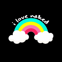Nakedjuicery rainbow drink fresh cloud GIF