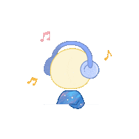 somethingstokeep music dj headphone in the zone Sticker