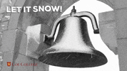 Black And White Snow GIF by Coe College