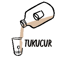 Milk Coffee Sticker by Toko Kopi Tuku