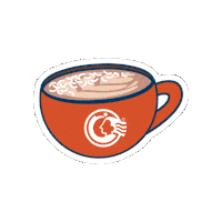 Coffee Cup Sticker by Blue Luna