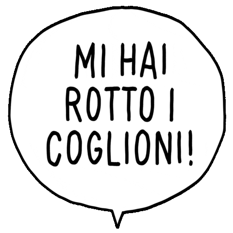 Mi Parolacce Sticker by Luigi Segre