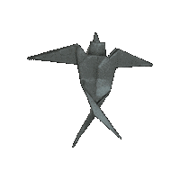 Bird Origami Sticker