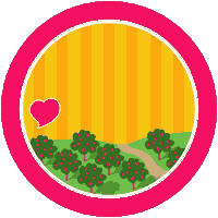 Pink_Lady pommes pinklady pink lady cavaillon Sticker