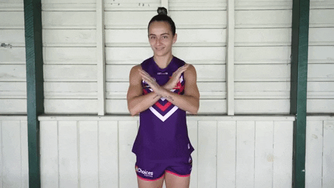 No Deal GIF by Fremantle Dockers