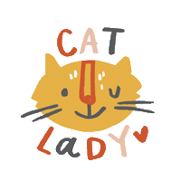 Cat Design Sticker