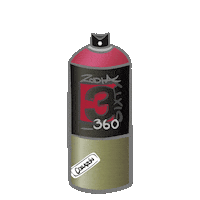ZODHA graffiti colores spray 360 Sticker