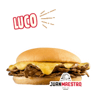 JuanMaestroChile burger comida sandwich pan Sticker