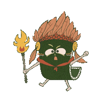 Angry Fire Sticker by wowfood