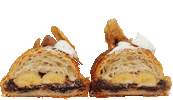 croissant banana split Sticker by foodbabyny