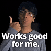 Works good for me.