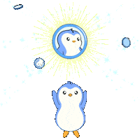 Crypto Penguin Sticker by Pudgy Penguins