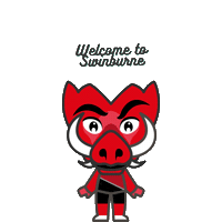 Razor Razorbacks Sticker by Swinburne