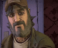 Sad The Walking Dead Game GIF