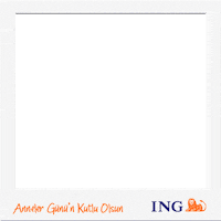 Frame Fotograf Sticker by ING Turkiye