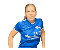 kvBlauwWit bw kloetinge blauw wit kloetinge bw 2 Sticker