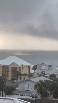 Waterspout Spotted off Florida Panhandle Amid Riptide Warnings