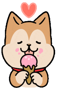 Dog Love Sticker by Ai and Aiko