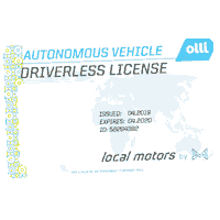 3d printing olli Sticker by Local Motors