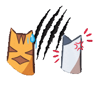 Illustration Tearing Sticker