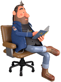 Reading Franco Sticker