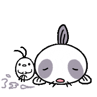 Fish Sigh Sticker by pikaole