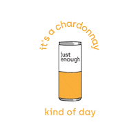 Wine Chardonnay Sticker by Just Enough Wines
