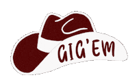 Hat Cowboy Sticker by Texas A&M University