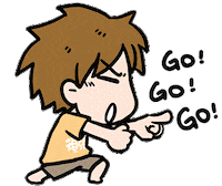 Fight 加油 Sticker by off60