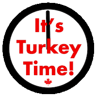 CanadianTurkey thanksgiving turkey Sticker
