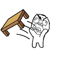 Angry Rage Quit Sticker by Rageguy