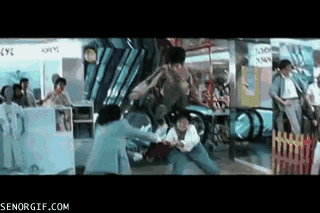 jackie chan fighting GIF by Cheezburger